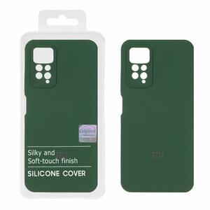 قاب سیلیکونی پاک کنی اورجینال Master Quality مدل Xiaomi Redmi Note 12 Pro 4G / Redmi Note 11 Pro - سبز تیره (پک دار)