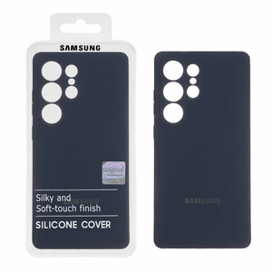 قاب سیلیکونی پاک کنی اورجینال Master Quality مدل Samsung Galaxy S25 Ultra - سرمه ای (پک دار)