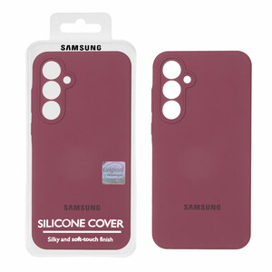 قاب سیلیکونی پاک کنی اورجینال Master Quality مدل Samsung Galaxy A35 - زرشکی (پک دار)