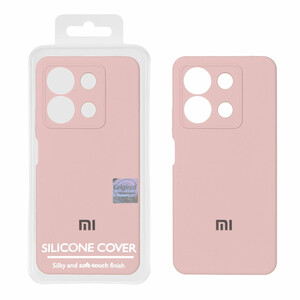 قاب سیلیکونی پاک کنی اورجینال Master Quality مدل Xiaomi Redmi Note 13 4G - صورتی چرک (پک دار)