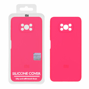 قاب سیلیکونی پاک کنی اورجینال Master Quality مدل Xiaomi Poco X3 / Poco X3 Pro / Poco X3 NFC - صورتی فانتزی (پک دار)