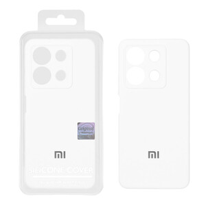 قاب سیلیکونی پاک کنی اورجینال Master Quality مدل Xiaomi Redmi Note 13 4G - سفید (پک دار)
