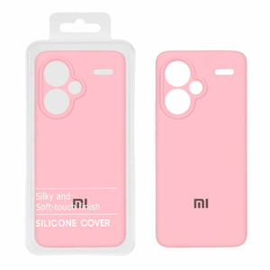 قاب سیلیکونی پاک کنی اورجینال Master Quality مدل Xiaomi Redmi Note 13 Pro Plus 5G - صورتی (پک دار)