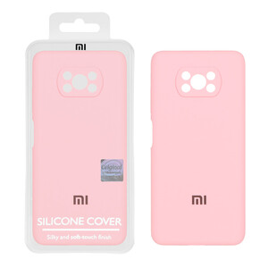 قاب سیلیکونی پاک کنی اورجینال Master Quality مدل Xiaomi Poco X3 / Poco X3 Pro / Poco X3 NFC - صورتی (پک دار)