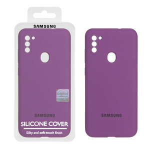 قاب سیلیکونی پاک کنی اورجینال Master Quality مدل Samsung Galaxy A11 / M11 - ارغوانی (پک دار)