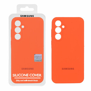 قاب سیلیکونی پاک کنی اورجینال Master Quality مدل Samsung Galaxy A35 - نارنجی (پک دار)