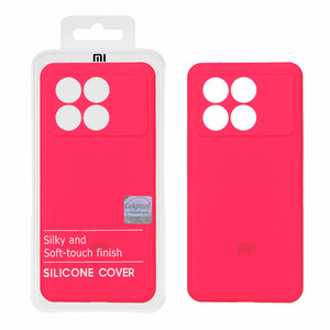 قاب سیلیکونی پاک کنی اورجینال Master Quality مدل Xiaomi Poco X6 Pro 5G / Redmi K70E - صورتی فانتزی (پک دار)