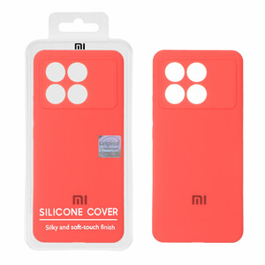 قاب سیلیکونی پاک کنی اورجینال Master Quality مدل Xiaomi Poco X6 Pro 5G / Redmi K70E - مرجانی (پک دار)