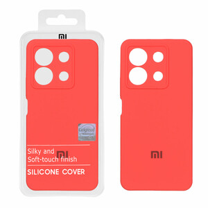 قاب سیلیکونی پاک کنی اورجینال Master Quality مدل Xiaomi Redmi Note 13 Pro 5G / Poco X6 5G - مرجانی (پک دار)