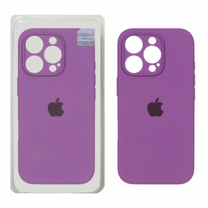قاب سیلیکونی پاک کنی اورجینال Master Quality مدل Apple iPhone 16 Pro - ارغوانی (پک دار)