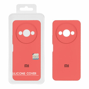 قاب سیلیکونی پاک کنی اورجینال Master Quality مدل Xiaomi Redmi A3 / A3x / Poco C61 - هلویی (پک دار)