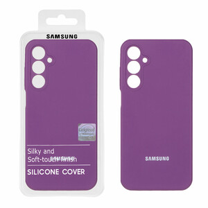 قاب سیلیکونی پاک کنی اورجینال Master Quality مدل Samsung Galaxy A25 5G - ارغوانی (پک دار)