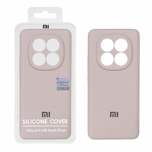 قاب سیلیکونی پاک کنی اورجینال Master Quality مدل Xiaomi Redmi Note 14 Pro 5G / Redmi Note 14 Pro Plus 5G / Poco X7 5G - خاکی (پک دار)