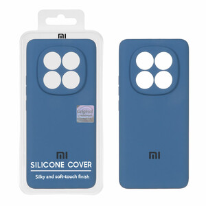 قاب سیلیکونی پاک کنی اورجینال Master Quality مدل Xiaomi Redmi Note 14 Pro 5G / Redmi Note 14 Pro Plus 5G / Poco X7 5G - آبی تیره (پک دار)