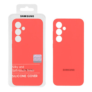 قاب سیلیکونی پاک کنی اورجینال Master Quality مدل  Samsung Galaxy S24 FE - مرجانی (پک دار)