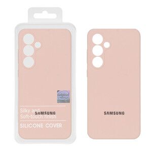 قاب سیلیکونی پاک کنی اورجینال Master Quality مدل Samsung Galaxy S24 FE - کرم نارنجی (پک دار)