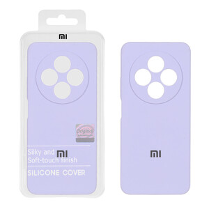 قاب سیلیکونی پاک کنی اورجینال Master Quality مدل Xiaomi Redmi 14C / Redmi A4 / Poco C75 - یاسی (پک دار)