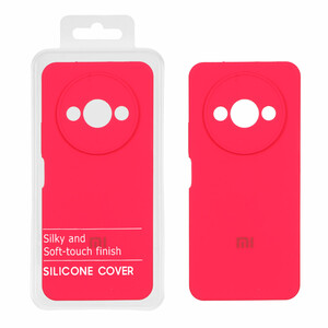 قاب سیلیکونی پاک کنی اورجینال Master Quality مدل Xiaomi Redmi A3 / A3x / Poco C61 - صورتی فانتزی (پک دار)