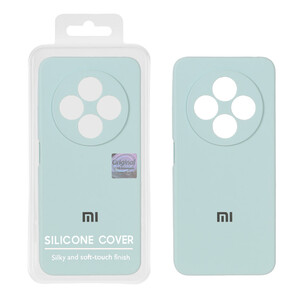 قاب سیلیکونی پاک کنی اورجینال Master Quality مدل Xiaomi Redmi 14C / Redmi A4 / Poco C75 - آبی کبریتی (پک دار)