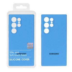 قاب سیلیکونی پاک کنی اورجینال Master Quality مدل Samsung Galaxy S24 Ultra - آبی (پک دار)