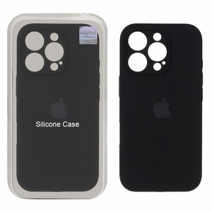 قاب سیلیکونی پاک کنی اورجینال Master Quality مدل Apple iPhone 16 Pro - مشکی (پک دار)