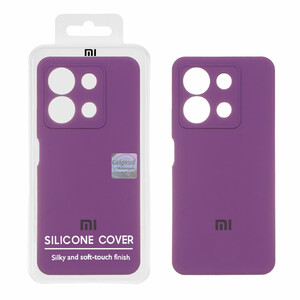 قاب سیلیکونی پاک کنی اورجینال Master Quality مدل Xiaomi Redmi Note 13 4G - ارغوانی (پک دار)