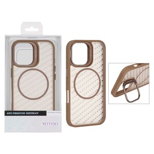 قاب اورجینال Yotoo مات MagSafe استندشو Apple iPhone 16 - صحرایی (پک دار) - NTC