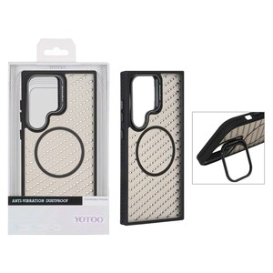 قاب اورجینال Yotoo مات MagSafe استندشو Samsung Galaxy S24 Ultra - مشکی (پک دار) - NTC