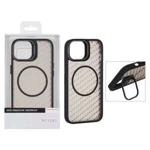 قاب اورجینال Yotoo مات MagSafe استندشو Apple iPhone 13 / iPhone 14 - مشکی (پک دار) - NTC