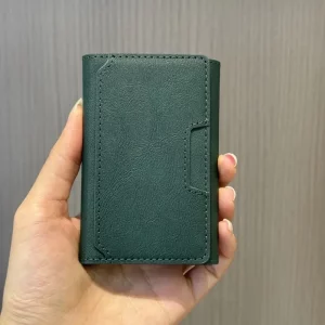 جاکارتی چرمی مگنتی MagSafe دوخت دار درجه یک - سبز