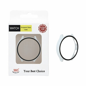 ست محافظ گارد گلس سامسونگ واچ 6 WATCH - سایز 44 میلیمتری - سفید (پک دار)