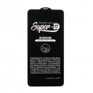 محافظ صفحه نمایش شیشه ای Xiaomi Redmi Note 13 4G - Full Cover Super D Mietubl-ESD - مشکی