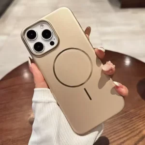 قاب متالیک MagSafe پشت سخت - رنگ طلایی