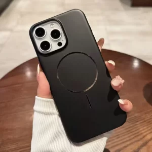 قاب متالیک MagSafe پشت سخت - رنگ مشکی