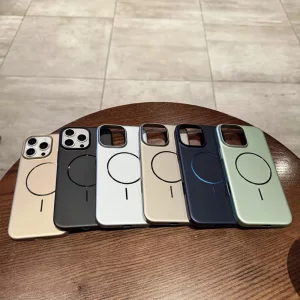 قاب متالیک MagSafe پشت سخت - رنگ مشکی