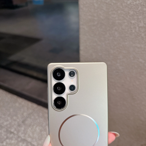 قاب متالیک MagSafe پشت سخت - رنگ نقره ای