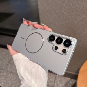 قاب متالیک MagSafe پشت سخت - رنگ نقره ای