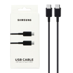کابل شارژ SAMSUNG Type-C to Type-C مدل S23  PD - مشکی - DST (گارانتی شش ماهه)  - درجه یک