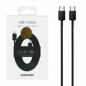 کابل شارژ 1.8 متری فست و Samsung Type-C to Type PD مدل EP-DW767 45W - مشکی - DST (گارانتی شش ماهه)