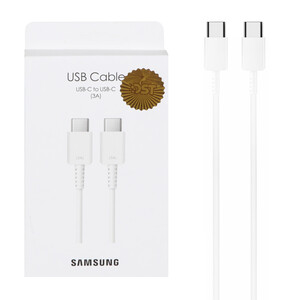 کابل شارژ فست و Samsung Type-C to Type PD مدل S22 EP-DN980 - سفید - DST (گارانتی شش ماهه)