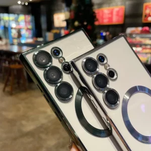 قاب اورجینال Magsafe الکترواستاتیک لنز گلس دار