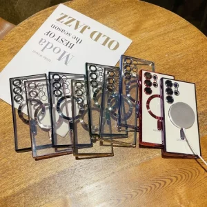 قاب اورجینال Magsafe الکترواستاتیک لنز گلس دار