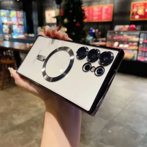 قاب اورجینال Magsafe الکترواستاتیک لنز گلس دار