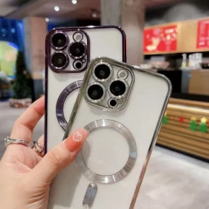 قاب اورجینال Magsafe الکترواستاتیک لنز گلس دار