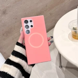 قاب اورجینال سیلیکونی پاستیلی Magsafe - سری S سامسونگ