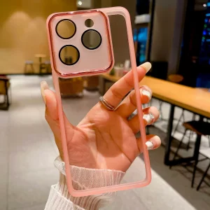 قاب شفاف محافظ لنز گلس دار Metal