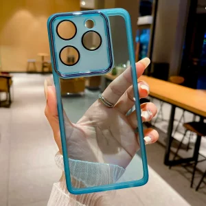 قاب شفاف محافظ لنز گلس دار Metal