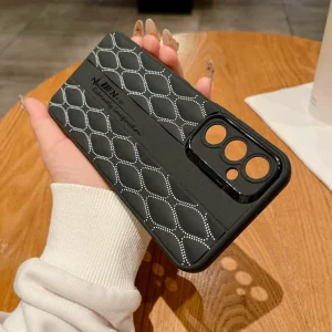 قاب پافر لوزی محافظ لنز دار - رنگ مشکی