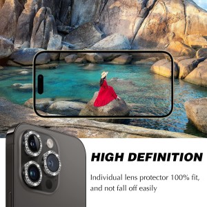 محافظ لنز رینگی اورجینال نگین دار مناسب گوشی های Samsung Galaxy