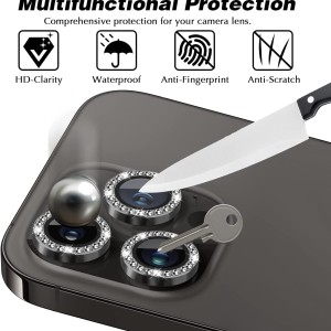 محافظ لنز رینگی اورجینال نگین دار آیفون iphone